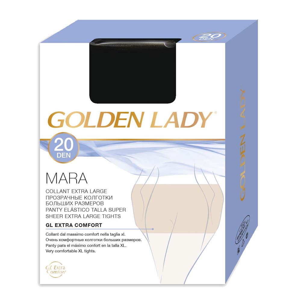 Collant Donna GOLDEN LADY 20 Den Mara Extra Large