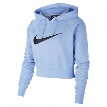 Felpa Donna NIKE BQ9754 NSW SWSH HOODIE CROP FT