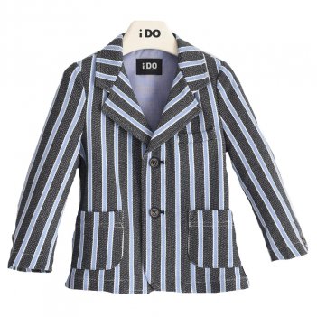 Giacca Blazer Bambino In Felpa Di Cotone Stretch iDO 4J25800