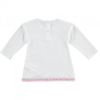 T-Shirt Bambina manica lunga 100% cotone iDO 4J31900