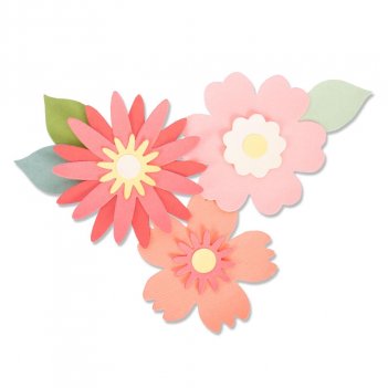 Fustella Bigz Bold Blossoms SIZZIX 663849