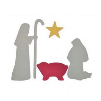 Fustella Bigz Nativity Scene SIZZIX 661982