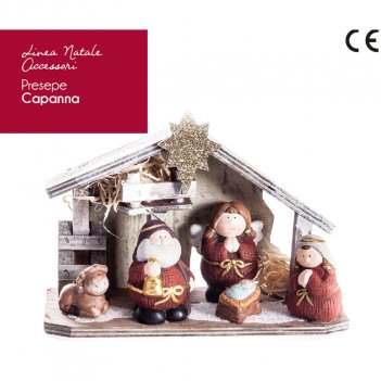 Presepe Capanna 22.5x8.2x16 410044