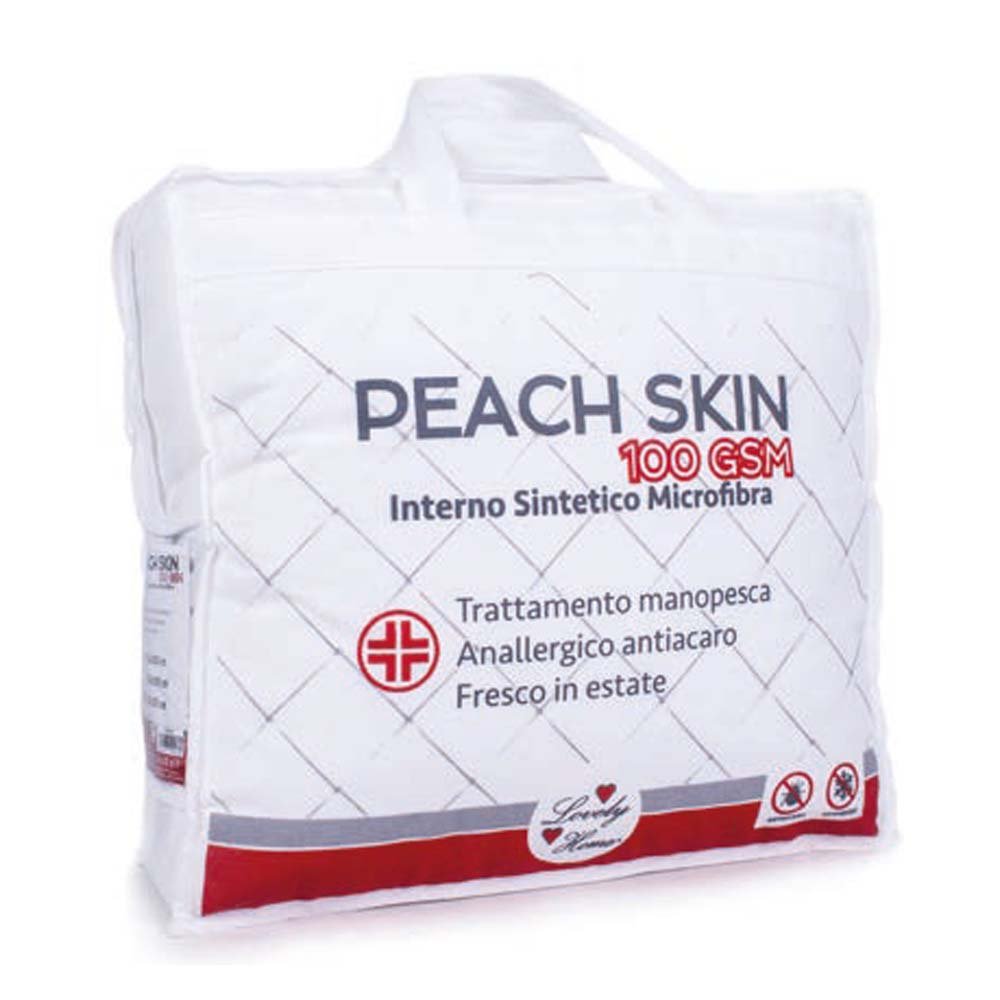 Piumino 200X200 Summer Peach Skin 100 GSM 1 Piazza e Mezzo Anallergico
